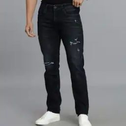 Men Mid-Rise Slim Straight Fit Jeans-image-85