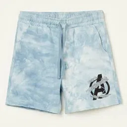 fame forever by lifestyle Boys Mid Rise Cotton Abstract Shorts-picture-18