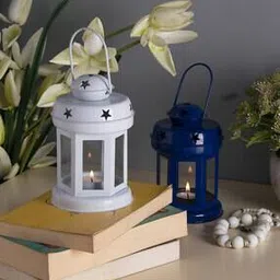 Set of 2 Candle Lantern Hanging Tealight Holders-image-54