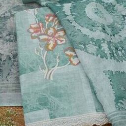 Women Abstract Print Unstitched Dress Material-image-67