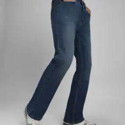 Mid Rise Bootcut Jeans-image-14