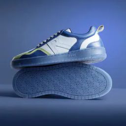 Men Colour-Block Lace-Up Casual Shoes -picture-43