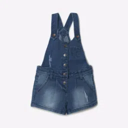 Washed Dungaree with Belt Loops-image-42