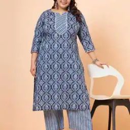 Women Floral Straight Kurta Set-image-51