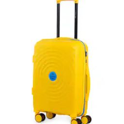 Textured Trolley Bag with Number Lock-image-61