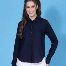 Women Regular Fit Shirt with Full Sleeves-image-13