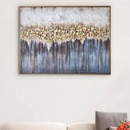 Artistry Dawn Canvas Hand Painted Seashore Picture Frame-34