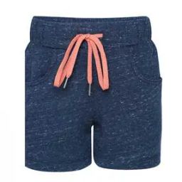 AG04 Super Combed Cotton French Terry Regular Fit Shorts with Contrast Drawcord and Side Pockets-image-5