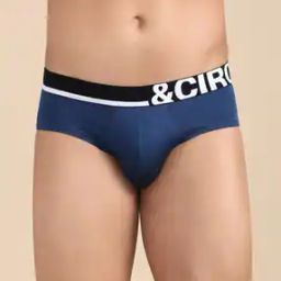 Men Regular Fit Briefs with Elasticated Waist-image-4