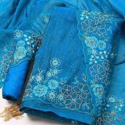 Women Self-design Unstitched Dress Material-image-5