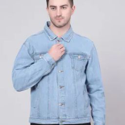 Denim jacket with flap pockets-picture-52