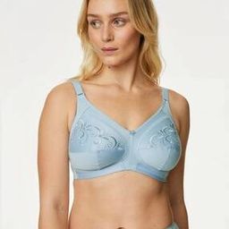 Women Embroidered Full Cup Total Support Bra-image-24