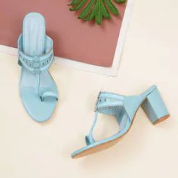 Women Heeled Sandals with Synthetic upper-image-92