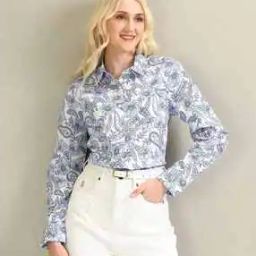 Women Floral Print Regular Fit Shirt-image-115