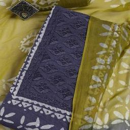 Women Cotton Unstitched Dress Material-image-12