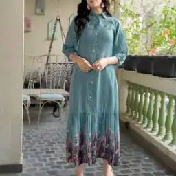 Women Printed Fit & Flare Dress-image-95