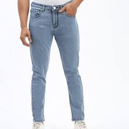 Men Slim Jeans with 5-Pocket Styling-image-28