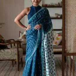 Women Cotton Traditional Saree   -image-15