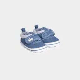 Denim Slip-ons with Velcro Fastening-41