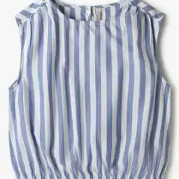 Girls Striped Relaxed Fit Top-picture-6