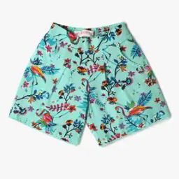 Girls Floral Print Regular Fit Shorts-image-8