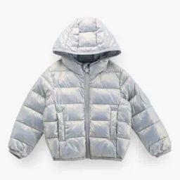 Girls Zip-Front Hooded Puffer Jacket-32