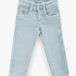 Boys Regular Fit Jeans with Logo Embroidery-31