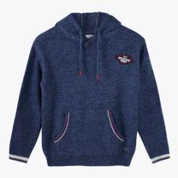 Boys Slim Fit Hoodie with Kangaroo Pocket-picture-22
