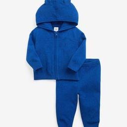 Zip-Front Hoodie with Track Pants-image-83
