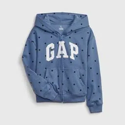 gap kids Logo Print Zip-Front Hoodie-picture-12