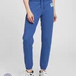Brand Print Joggers with Drawstring Waistline-picture-11