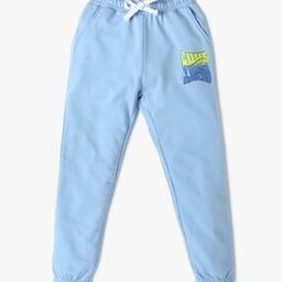 Boys Typographic Print Regular Fit Joggers-picture-14