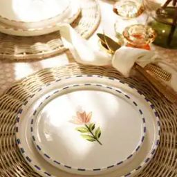  Hand Painted Dessert Platter-24