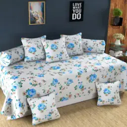 180 TC Floral Print Single Bedding Set-image-66