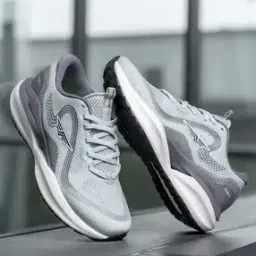 Mid-Top Running Sports Shoes with Lace Fastening-image-97