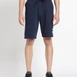 Men Brand Print MH Bosshortft Regular Fit Sports Shorts-image-3