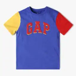 Boys Colourblock Relaxed Fit Round-Neck T-Shirt-image-74