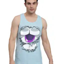 Men Graphic Print Sleeveless Vest-image-89