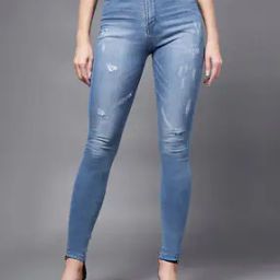 Light-Distress Skinny Fit Jeans-image-19