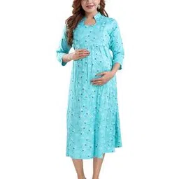 mamma's maternity Indian A-line Dress-picture-9