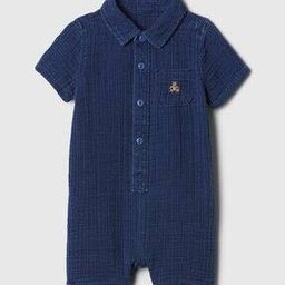 Infants Cotton Crop Onesies with Patch Pcoket-picture-33