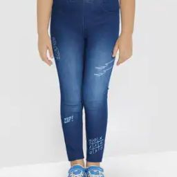 Printed Ankle-Length Skinny Fit Jeggings-image-44