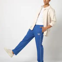 Men Relaxed Fit Track Pants-image-5