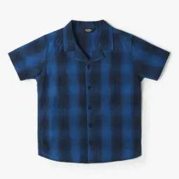 Boys Checked Boxy Fit Shirt-image-29
