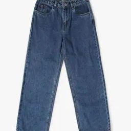 Boys Lightly Washed Relaxed Fit Jeans-image-71
