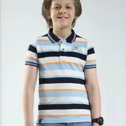 Boys Regular Fit Polo T-Shirt-image-2