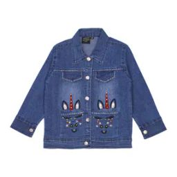 Embroidered Jacket with Button-Closure-picture-0