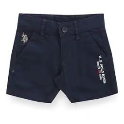Boys Logo Print Regular Fit Flat-Front Shorts-picture-39