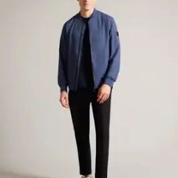 Elmhrst-Tech Regular Fit Bomber Jacket-18