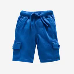 Cargo Shorts with Rib Waist band-image-88